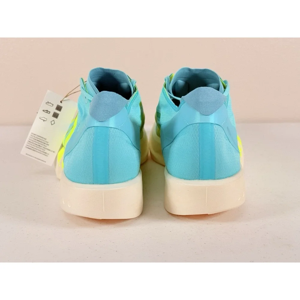 Adidas ADIZERO Takumi SEN 11 Men's Size 14.5 Blue Mint/Yellow/White JQ2813